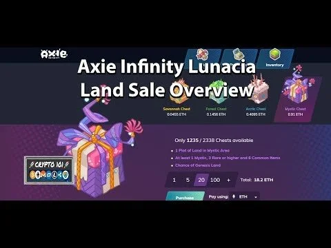 axie infinity lunacia land sale overview